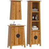  3-dijelni set kupaonskog namještaja od masivne borovine | shoptok.hr
