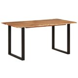 The Living Store Jedilna miza 154x80x76 cm trden akacijev les - Jedilna Miza, (21835972) | Shoptok.si
