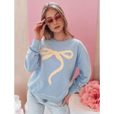 DStreet Bluza damska one size oversize SOFTTIE błękitna Cijene