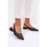 Boto Woven Women's Sandals On Delicate Heel Black Jorela | Shoptok.si
