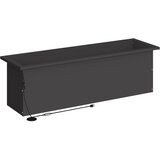  Vrtna posuda za sadnju s LED svjetlom 2 kom. Crna - Crna 30 x 100 x 30 cm 2 | shoptok.hr