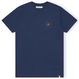Revolution Majice & Polo majice T-Shirt Regular 1368 DUC - Navy Mel Modra
