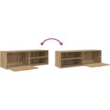  TV ormarić Artisan hrast 120x34x37 cm izrađeno drvo | shoptok.hr