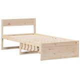  Okvir kreveta bez madraca 75 x 190 cm od masivne borovine | shoptok.hr