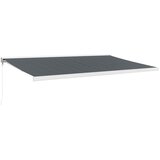 vidaXL Tenda na uvlačenje antracit 5 x 3 m od tkanine i aluminija | shoptok.hr