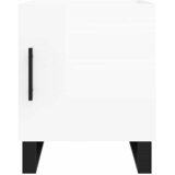  Noćni ormarići 2 kom sjajni bijeli 40x40x50cm konstruirano drvo | Eponuda.com