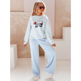 DStreet Spodnie damskie dresowe DRESSANIK niebieskie | shoptok.hr