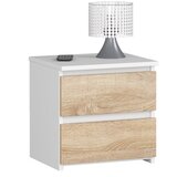 AKORD KOMODA CL2 2SZ CLP BELO / SONOMA, (21702789) Cene
