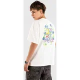 Crossstitch Boxy T-shirt blanc white