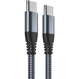 INF podatkovni kabel za hitro polnjenje type-c pd, kabel usb c v usb c grey, (21537683) Cene