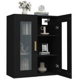 Viseći zidni ormarić crni 69,5 x 34 x 90 cm | Eponuda.ba
