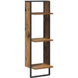  Polica na zidu Staro drvo 30 x 25 x 100 cm Konstruirano drvo | shoptok.hr