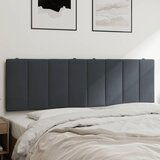 Maison Chic posteljno vzglavje - vzglavna omarica - vzglavna stranica temno siva 160 cm žamet, (21704227) | Shoptok.si