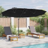  Suncobran Crna 372 x 198 x 243 cm Poliester i aluminij | Eponuda.com