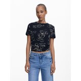 Desigual Majica crna / bijela | shoptok.hr