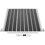  Set panela za ogradu WPC 353 x 186 cm crni | shoptok.hr