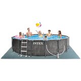Intex bazen s kovinsko konstru. greywood prism frame premium 457X122 cm | Shoptok.si
