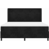  Krevet s opruga kutije s LED trakama Crna 180 x 200 cm Baršun | Shoptok.si