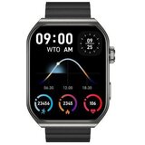 Forever Tiron SWM-300 Black pametni sat 1,96" AMOLED, IP67, Bluetooth 5.0 | shoptok.hr