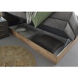 Livetastic POSTELJA BOXSPRING 180 cm x 200 cm , les, tekstil, leseni material antracit | Shoptok.si