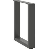  Noge za klub stolić U-oblik 2 kom antracit 28 x (42-43) cm čelik | shoptok.hr