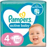 Pampers active baby pelene 4 132 komada | Eponuda.com