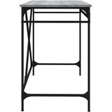  Radni stol boja hrasta 100x50x75 cm konstruirano drvo i željezo | shoptok.hr