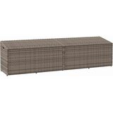  Vrtna kutija za pohranu siva 220x50x58 cm poli ratan | shoptok.hr