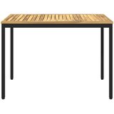  Stol za večeru u vrtu Bijela i crna 108,5 x 55 x 75 cm | shoptok.hr