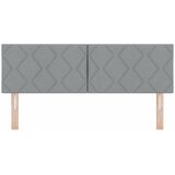  LED glava kreveta Svijetlo siva 144 cm tkanina | shoptok.hr