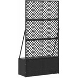  Gredni pergola sadilnik Črna 70 x 30 x 135 cm Kovina, (5000187750) | Shoptok.si