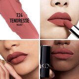 Dior Rouge dolgoobstojna šminka polnilna odtenek 724 Tendresse Velvet 3,5 g | Shoptok.si