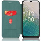 INORCO Za Nokia C32 PU usnjena torbica s teksturo iz ogljikovih vlaken, stojalo za telefon, (22035377) | Shoptok.si