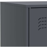 vidaXL Komoda antracitna 67x39x83 cm jeklo | Shoptok.si