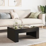  Stolić za kavu s beskonačnim LED svjetlima crni 70x50x30 cm | Eponuda.ba