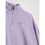 Sinsay Pamučna half-zip dukserica s vezenim natpisom | shoptok.hr
