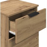  Noćni ormarić Artisan hrast 40x36x65 cm izrađeno drvo Smeđa | Shoptok.si