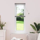 vidaXL Zavjesa za prozor sa zavjesama Srebrna 80 x 130 cm Aluminij | shoptok.hr