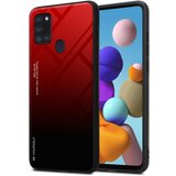 Cadorabo Ohišje, združljiv s Samsungom v rdeči barvi - črni - dvobarvni zaščitni pokrov iz silikona TPU in hrbta iz kaljenega stekla, (20571462) | Shoptok.si