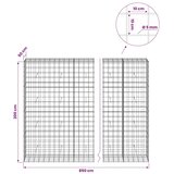 Gabion s žicom debljine 5 mm i mrežom 10x10 cm 850x50x200 cm - 50 cm 200 cm 850 cm | shoptok.hr