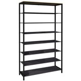 MID.YOU Regal Za Čevlje Taliro 7, Črna, Barva Hrasta | Shoptok.si