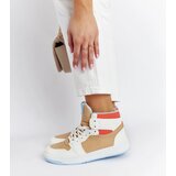 Gemre White-beige high-top sneakers Eagan | shoptok.hr