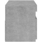 TV ormarić s LED svjetlima siva boja betona 75 x 35 x 40 cm | shoptok.hr