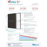 Trina Solar Solarni panel modul Vertex S+ 445Wp Full Black N type Dual Glass, 144 celic, Dim:1762×1134×30 mm - | Shoptok.si