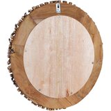 Zidno ogledalo od tikovine 60 cm okruglo | shoptok.hr