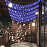 vidaXL Okrasne lučke bučke na vrvici 20 m 200 LED modre 8 funkcij | Shoptok.si