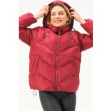 Dewberry Z6769 WOMEN'S COAT-BURGUNDY | Shoptok.si