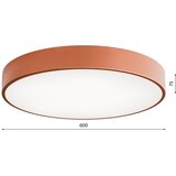 plafonsko svetlo cleo 5xE27/24W/230V, prečnik 60 cm, bakarne boje | Eponuda.com