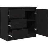  Komoda s ladicama crni hrast 71x35x65 cm konstruirano drvo | Eponuda.ba