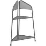 Garden Pleasure Temno siva kovinska vogalna polica za balkon Garden Pleasure MWH, višina 100 cm Cene